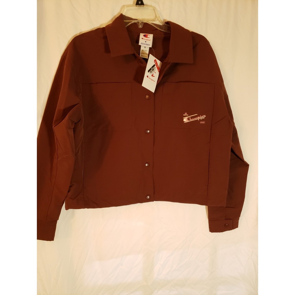 Women's Champion Brown Cropped Jacket Size S